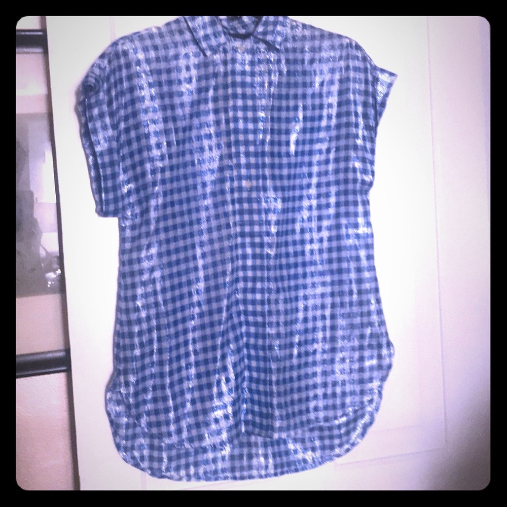 Shimmery jcrew blouse
